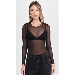 Commando Chic Mesh Long Sleeve Tee NWT